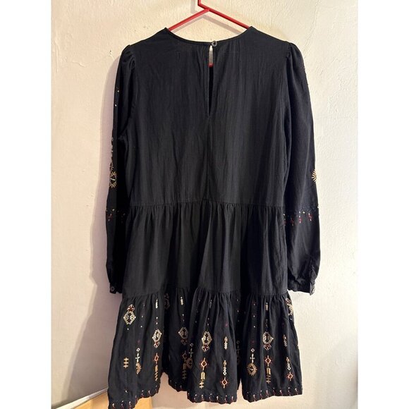 Superdry Anisa Embroidered Short Tiered Dress Size 6 - Picture 5 of 16